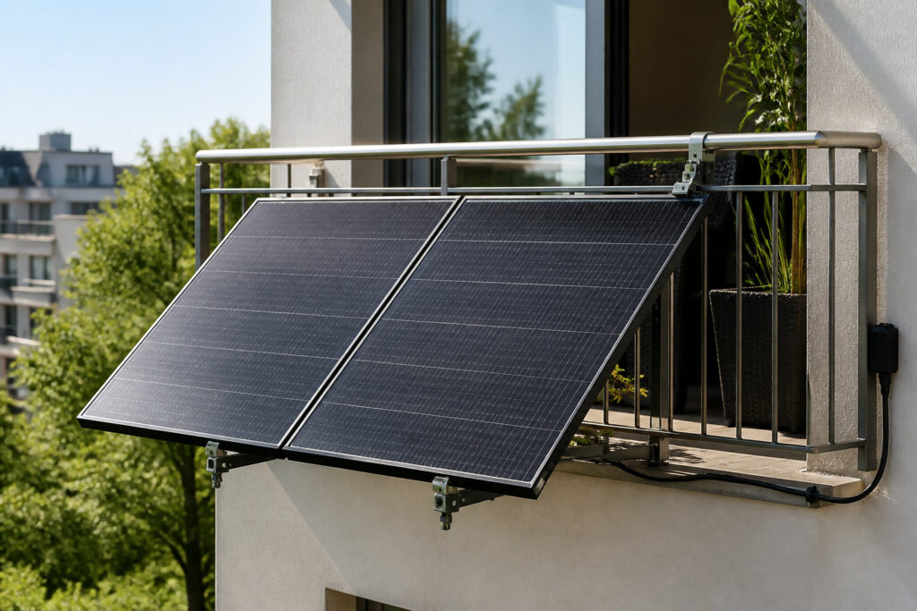 kit solare plug and play per balcone